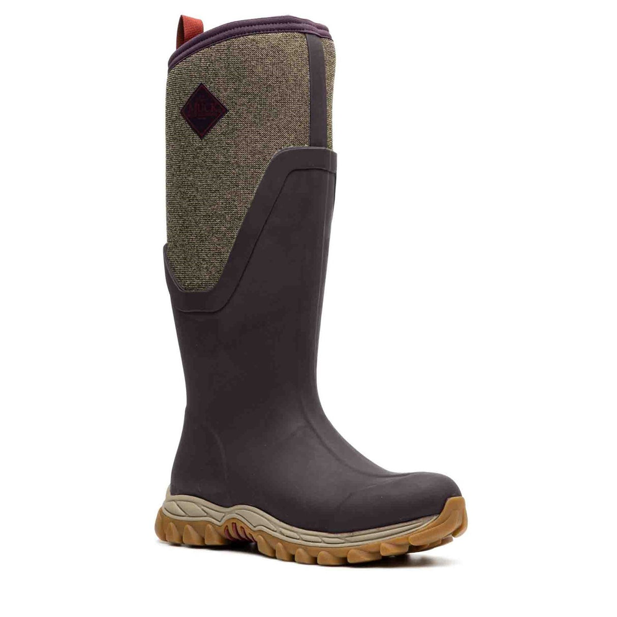 Women's Arctic Sport II Tall Boots Wine Herringbone Print