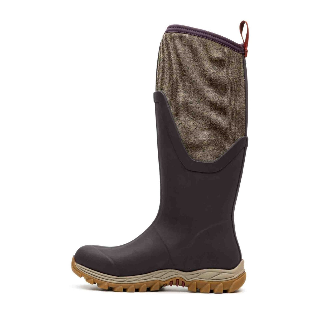 Women's Arctic Sport II Tall Boots Wine Herringbone Print