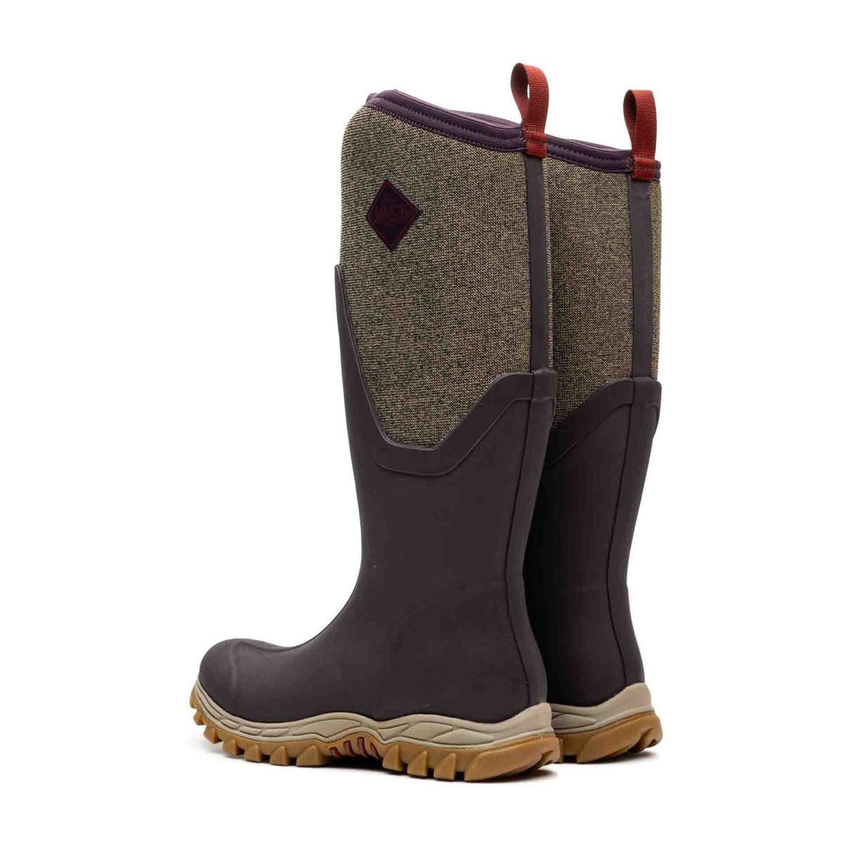 Women's Arctic Sport II Tall Boots Wine Herringbone Print