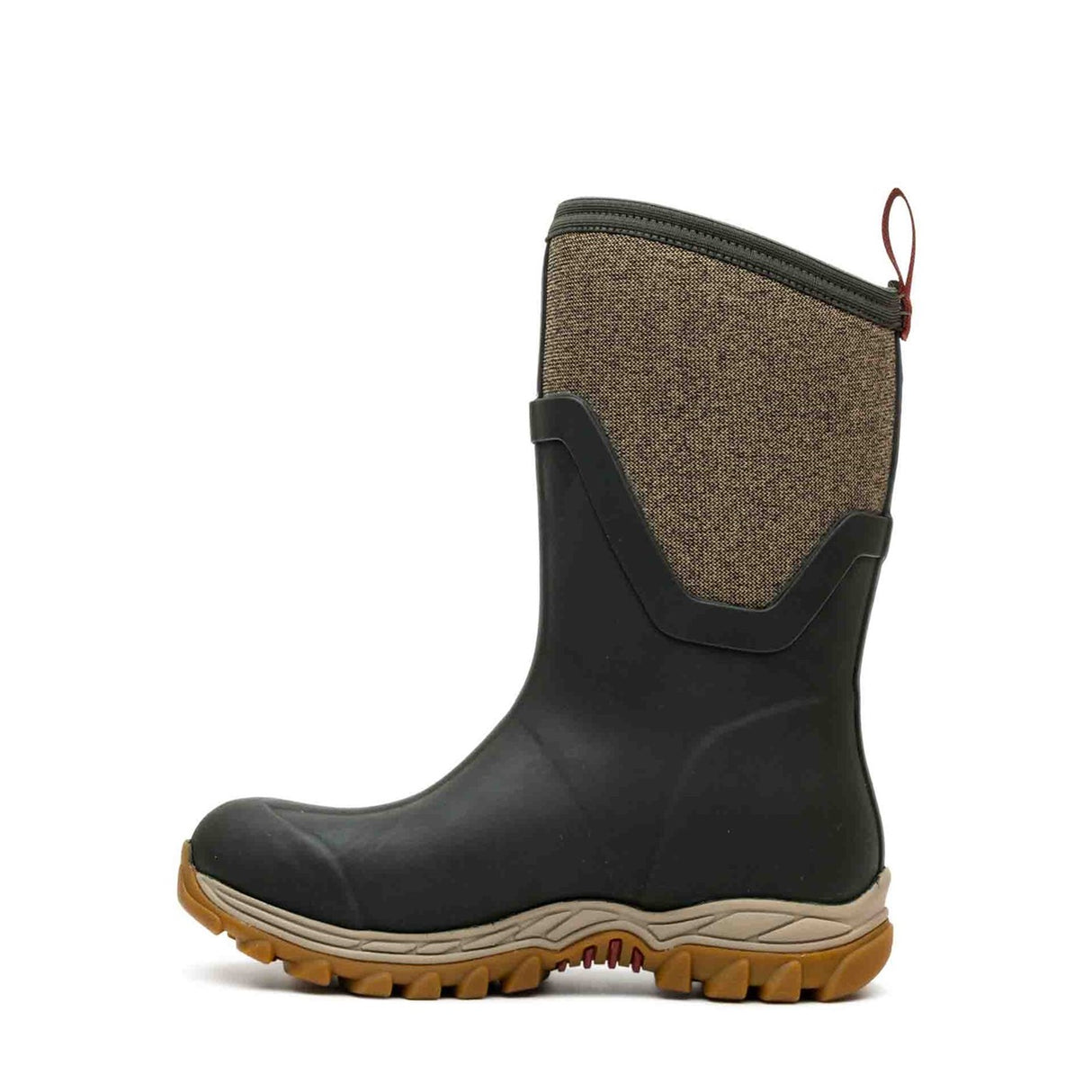 Women's Arctic Sport II Short Boots Olive Herringbone Print