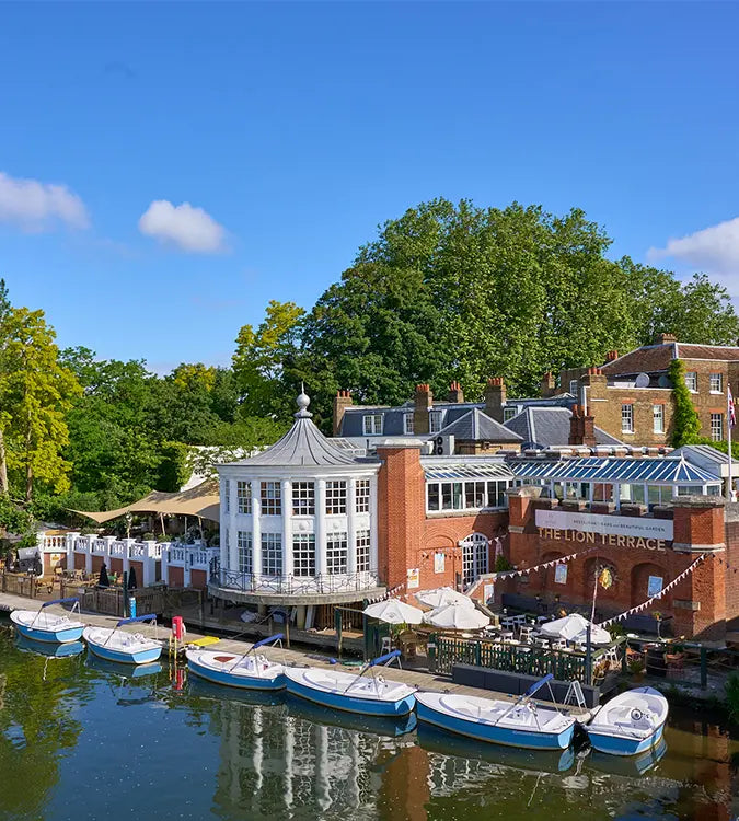 The Mitre boutique hotel on the River Thames.
