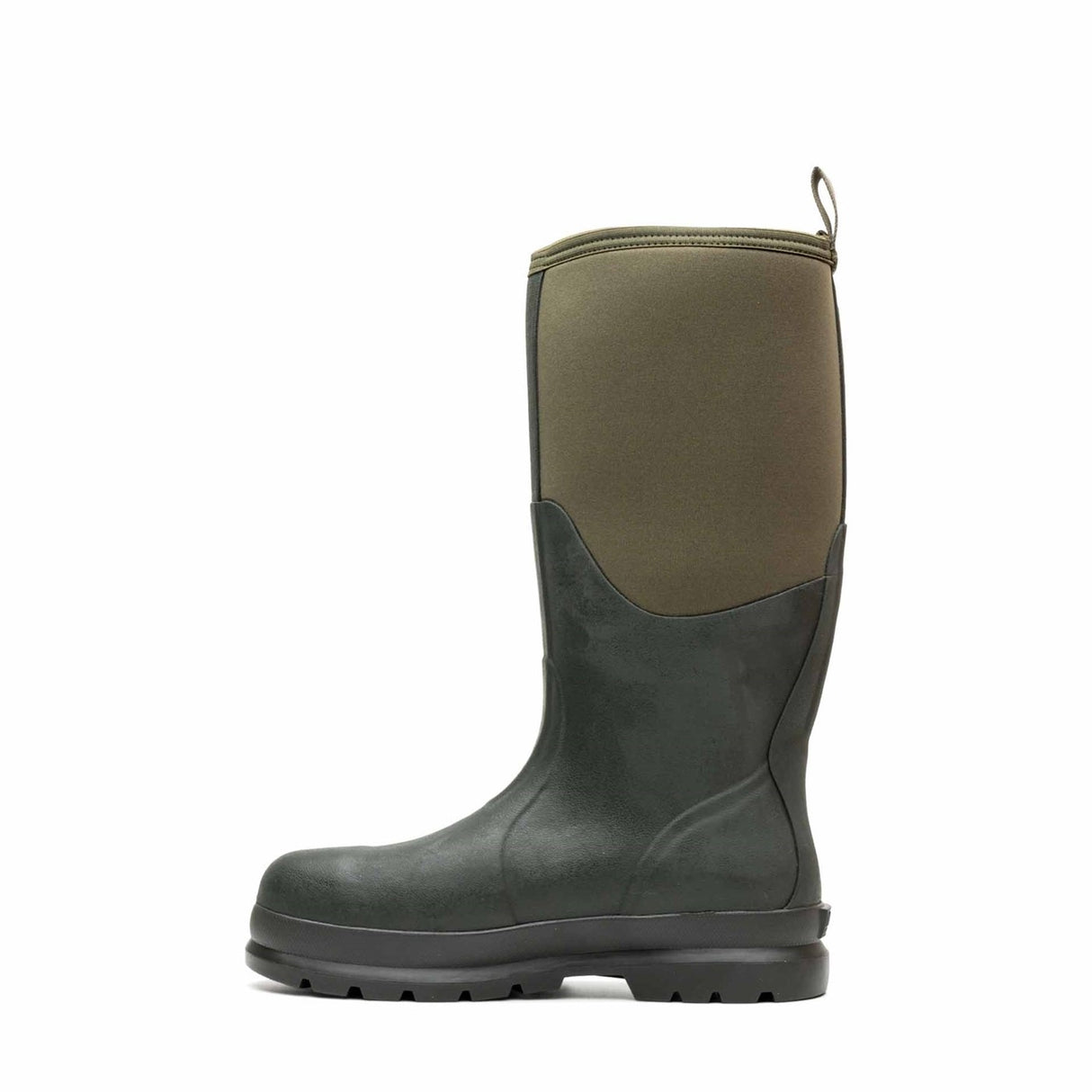 Unisex Chore Steel Toe Tall Boots Moss