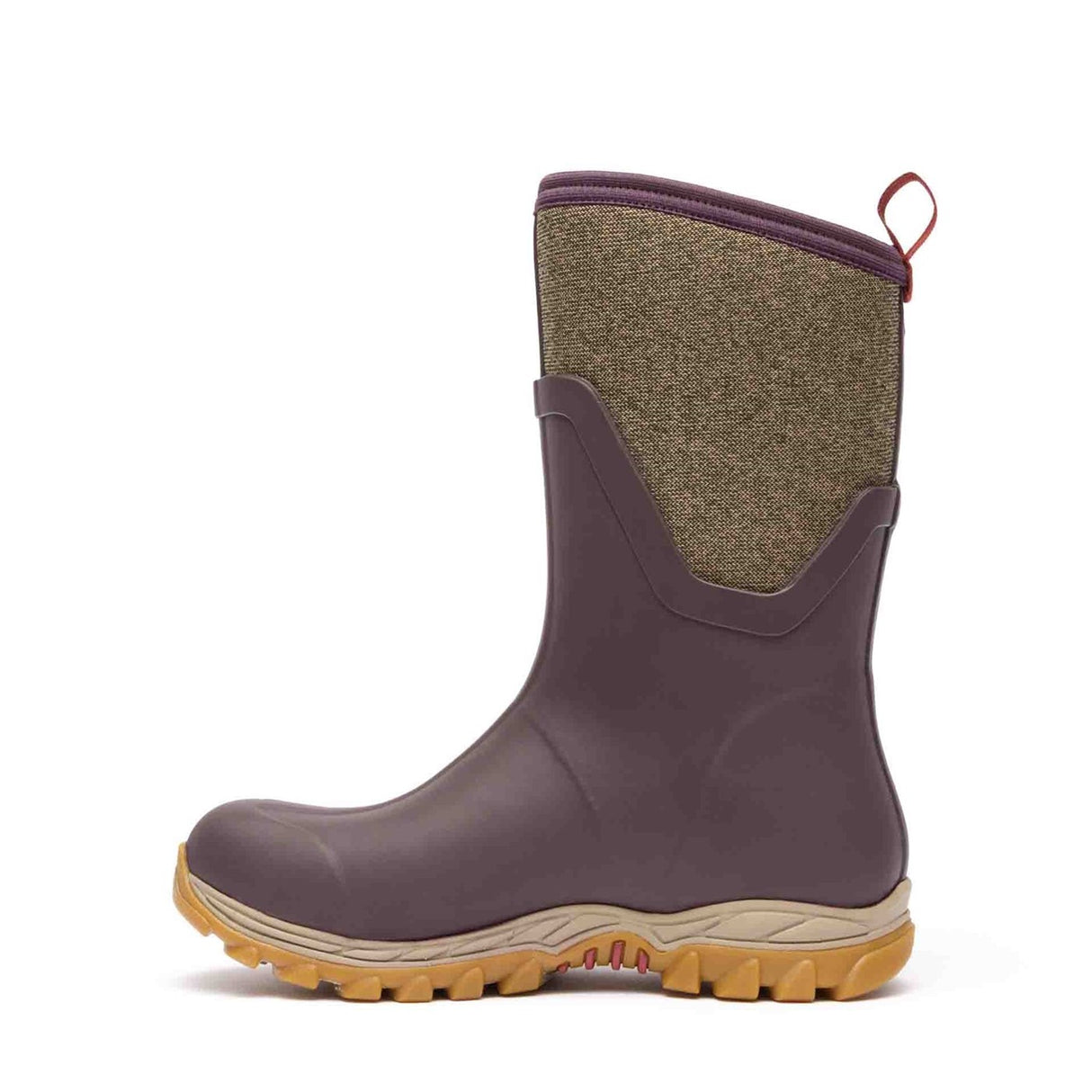 Women's Arctic Sport II Short Boots Wine Herringbone Print