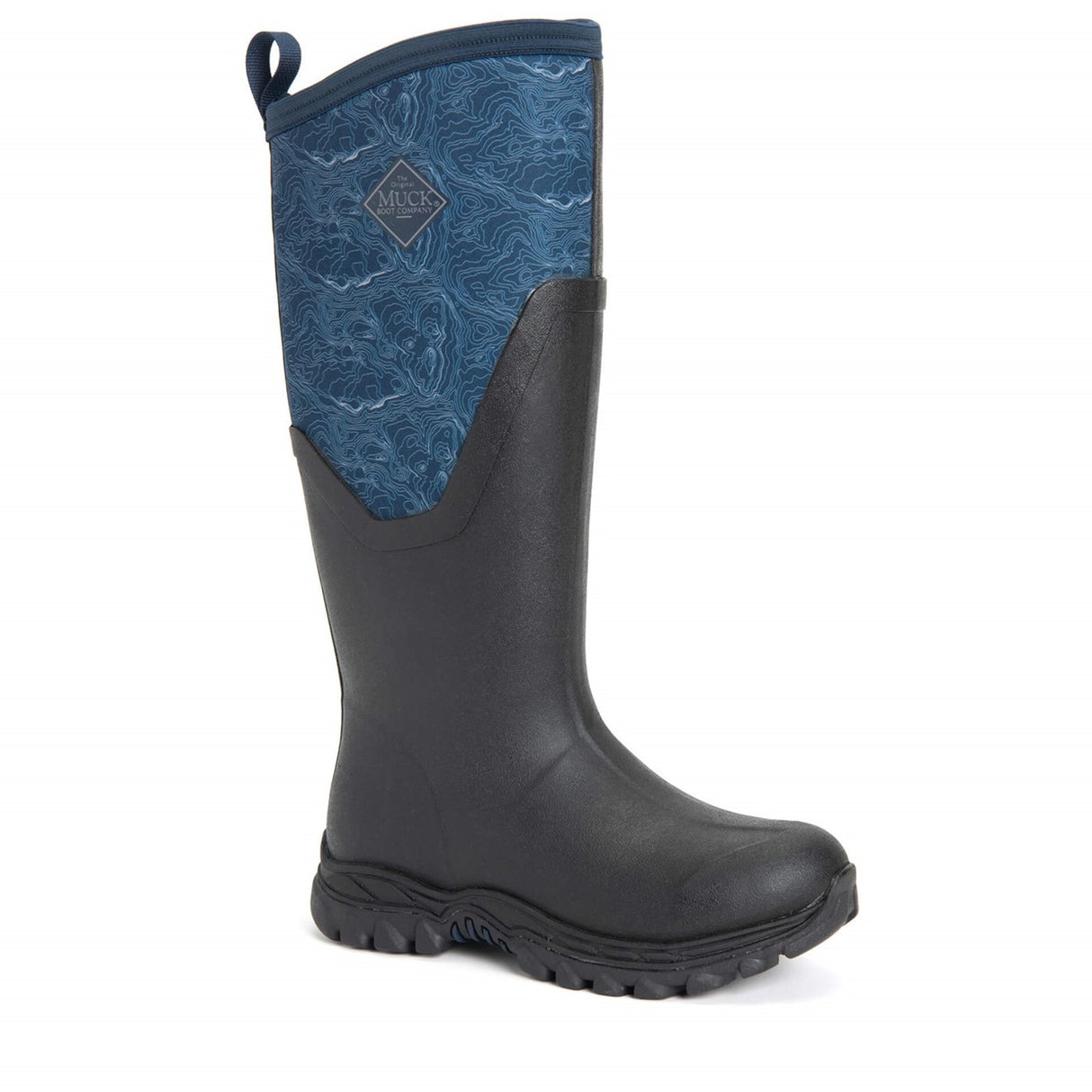 Women's Arctic Sport II Tall Boots Navy Topography