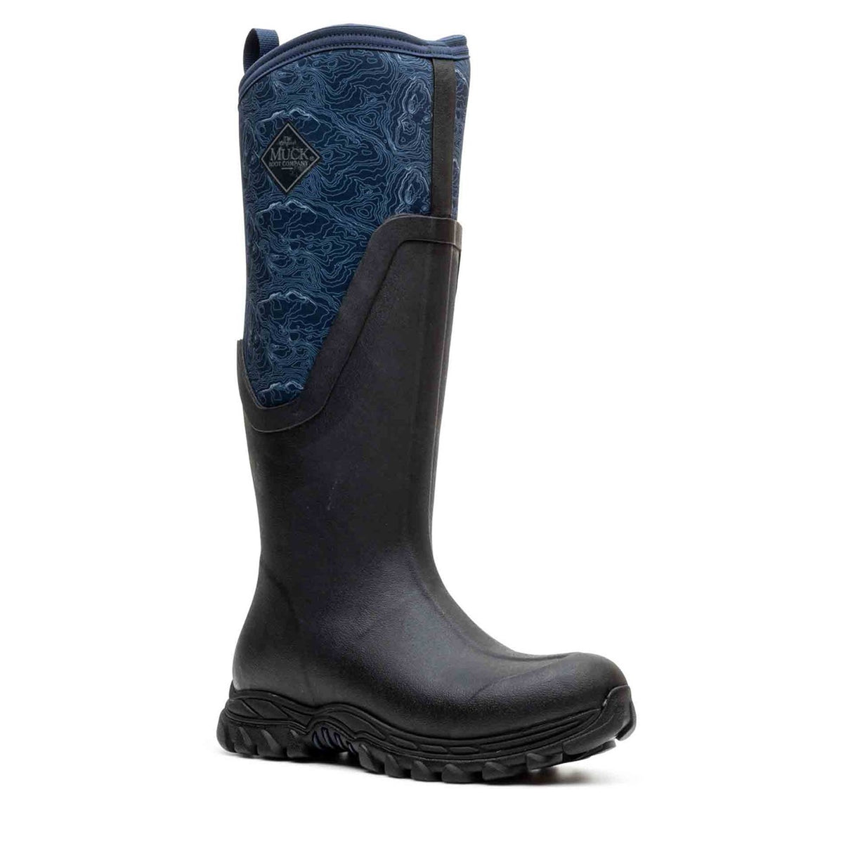 Women's Arctic Sport II Tall Boots Navy Topography