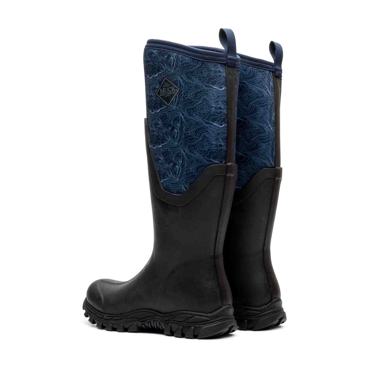 Women's Arctic Sport II Tall Boots Navy Topography