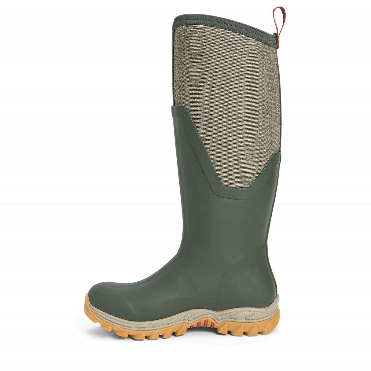 Women's Arctic Sport II Tall Boots Olive Herringbone Print