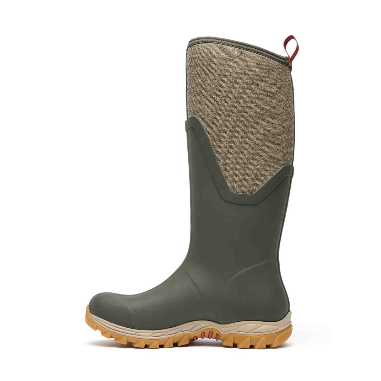 Women's Arctic Sport II Tall Boots Olive Herringbone Print