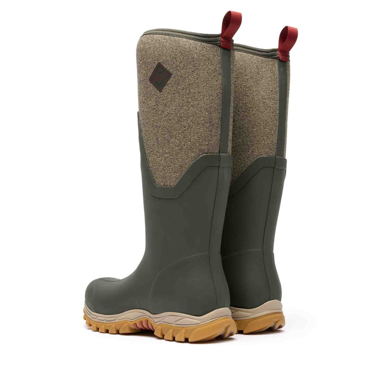 Women's Arctic Sport II Tall Boots Olive Herringbone Print