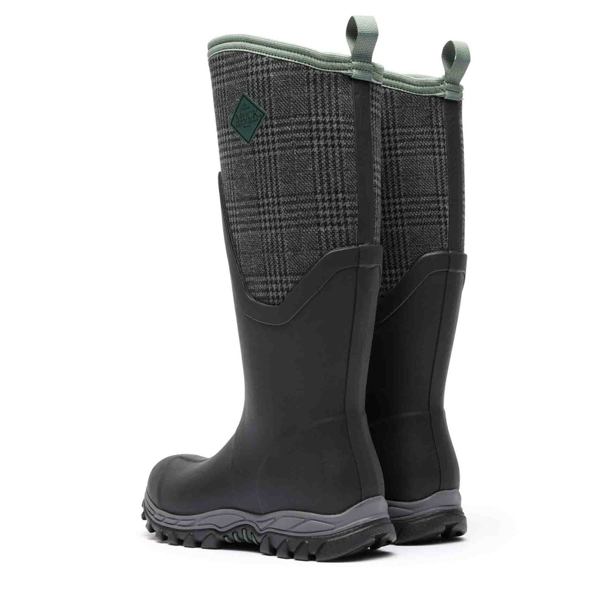 Women's Arctic Sport II Tall Boots Black Plaid Print