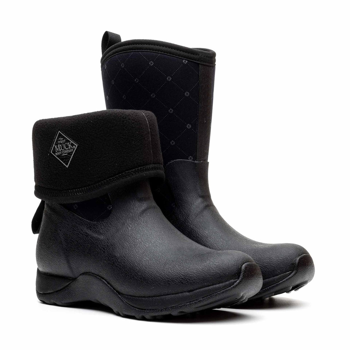 Women's Arctic Weekend Short Boots Black Castlerock Print