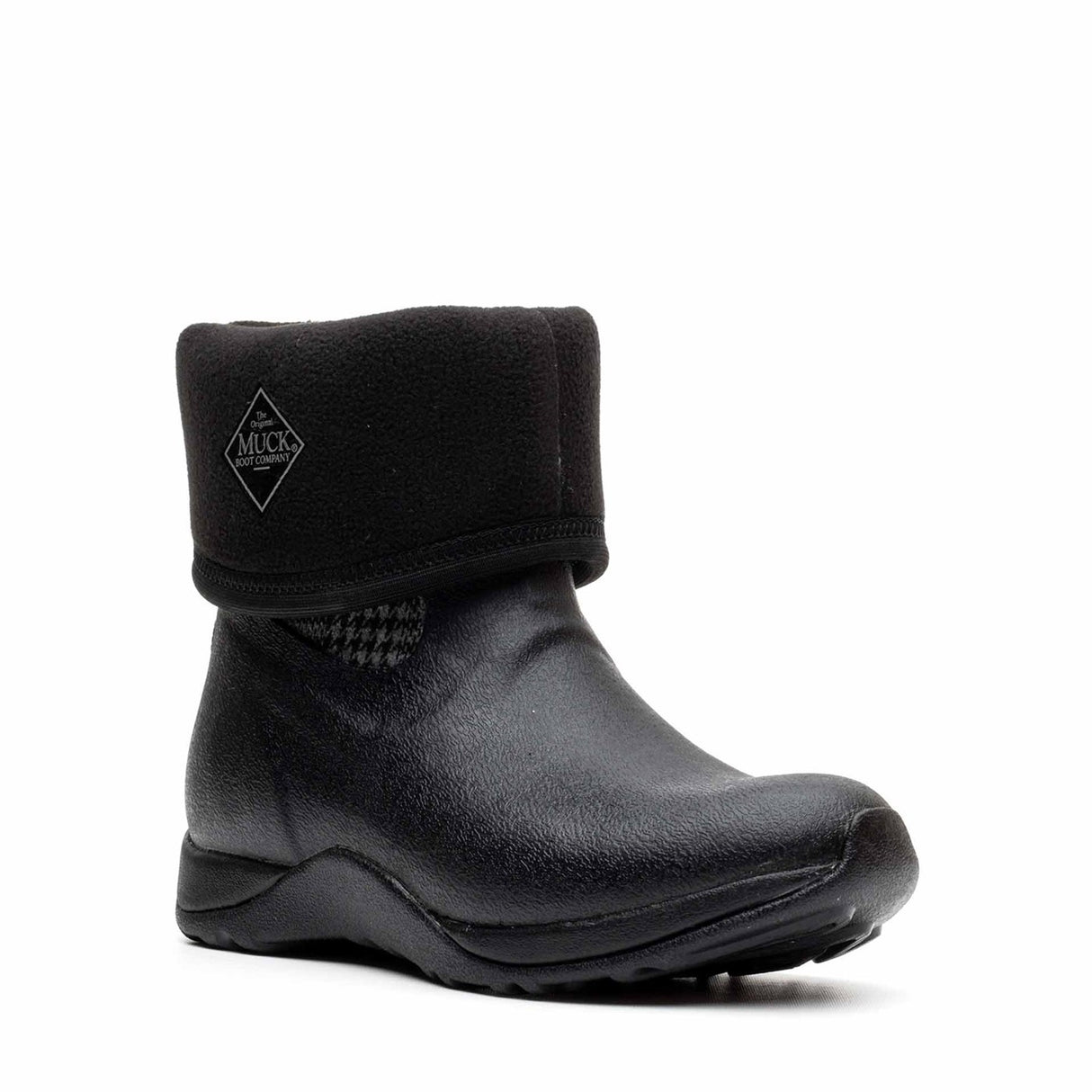 Women's Arctic Weekend Short Boots Black Plaid