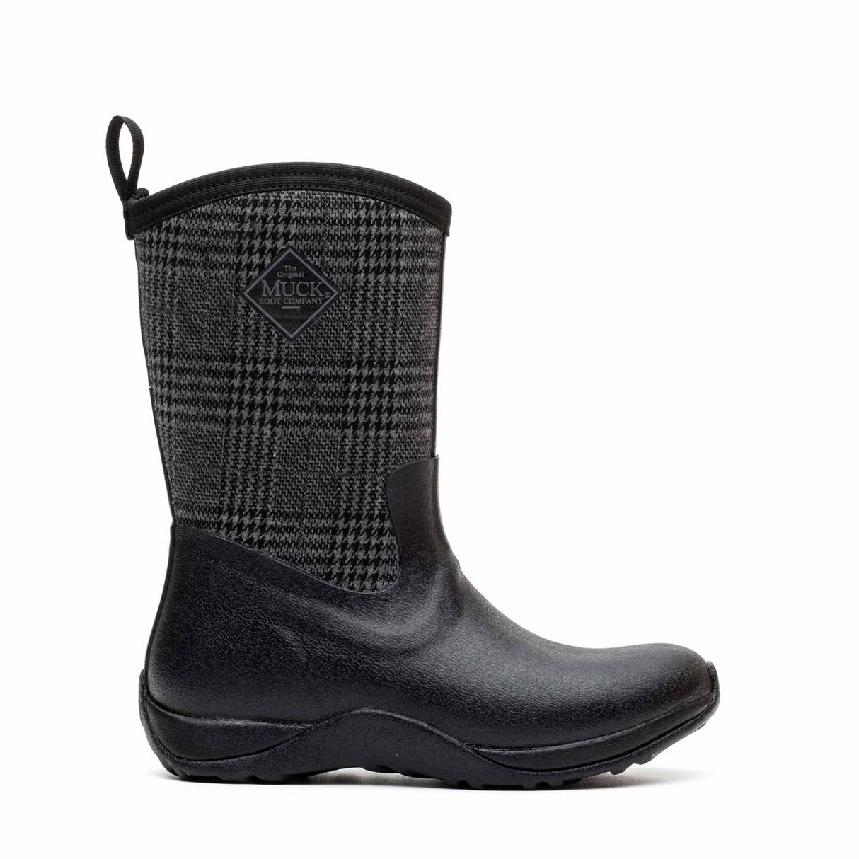 Women's Arctic Weekend Short Boots Black Plaid