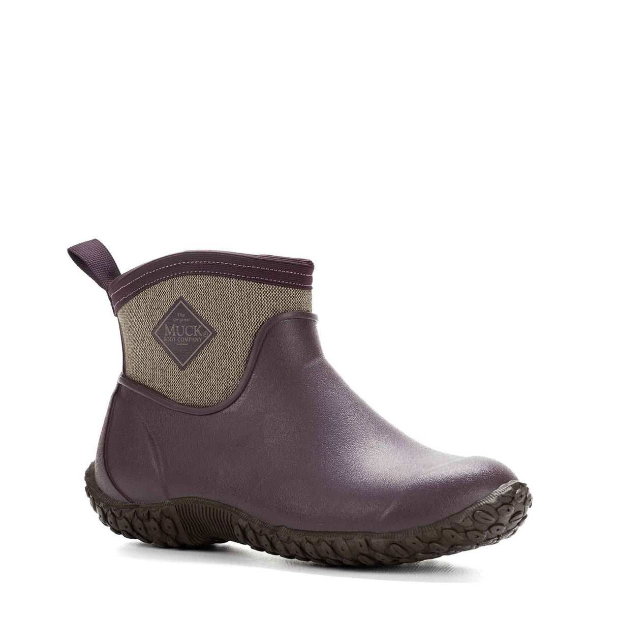 Women's RHS Muckster II Ankle Boots Wine Herringbone Print