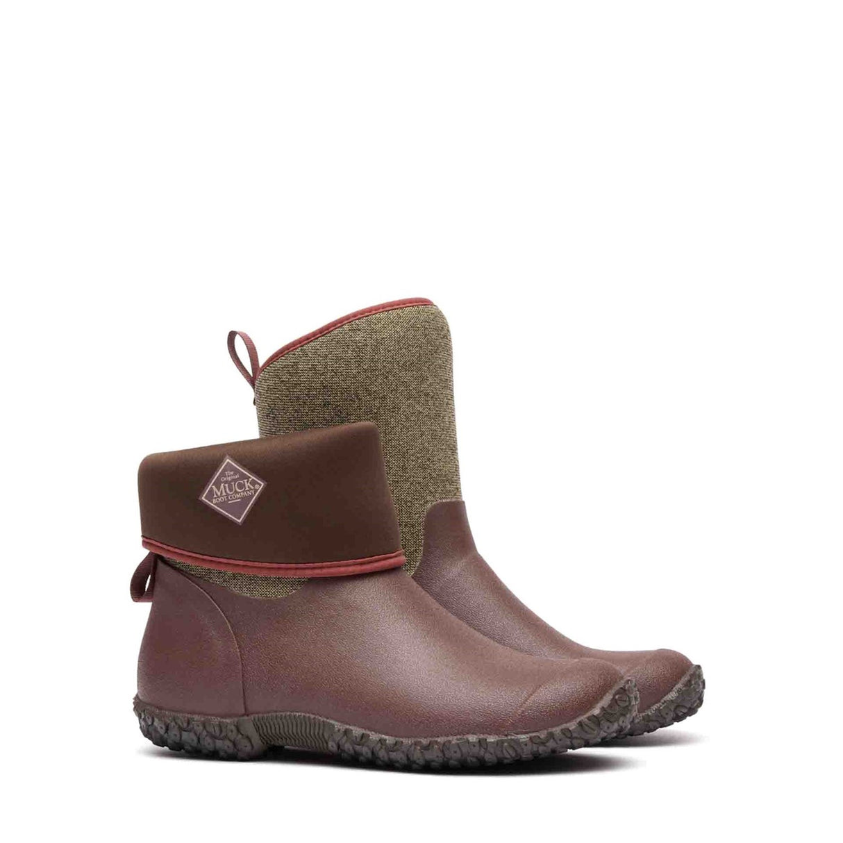 Women's RHS Muckster II Short Boots Raisin Herringbone Print