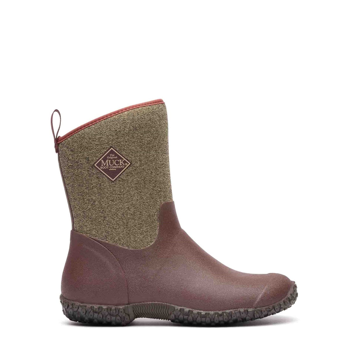 Women's RHS Muckster II Short Boots Raisin Herringbone Print