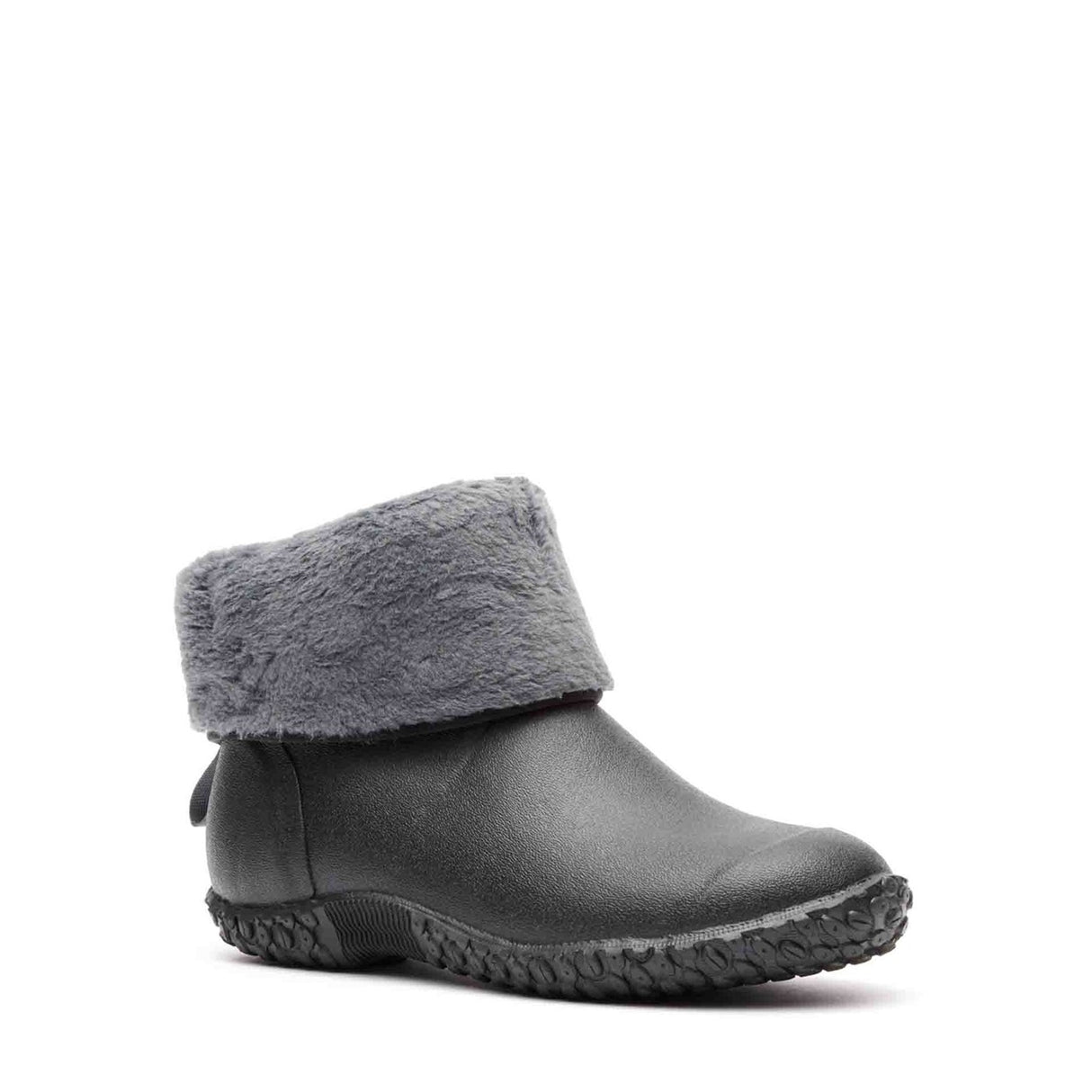 Women's RHS Muckster II Short Boots Black Grey Plaid Print