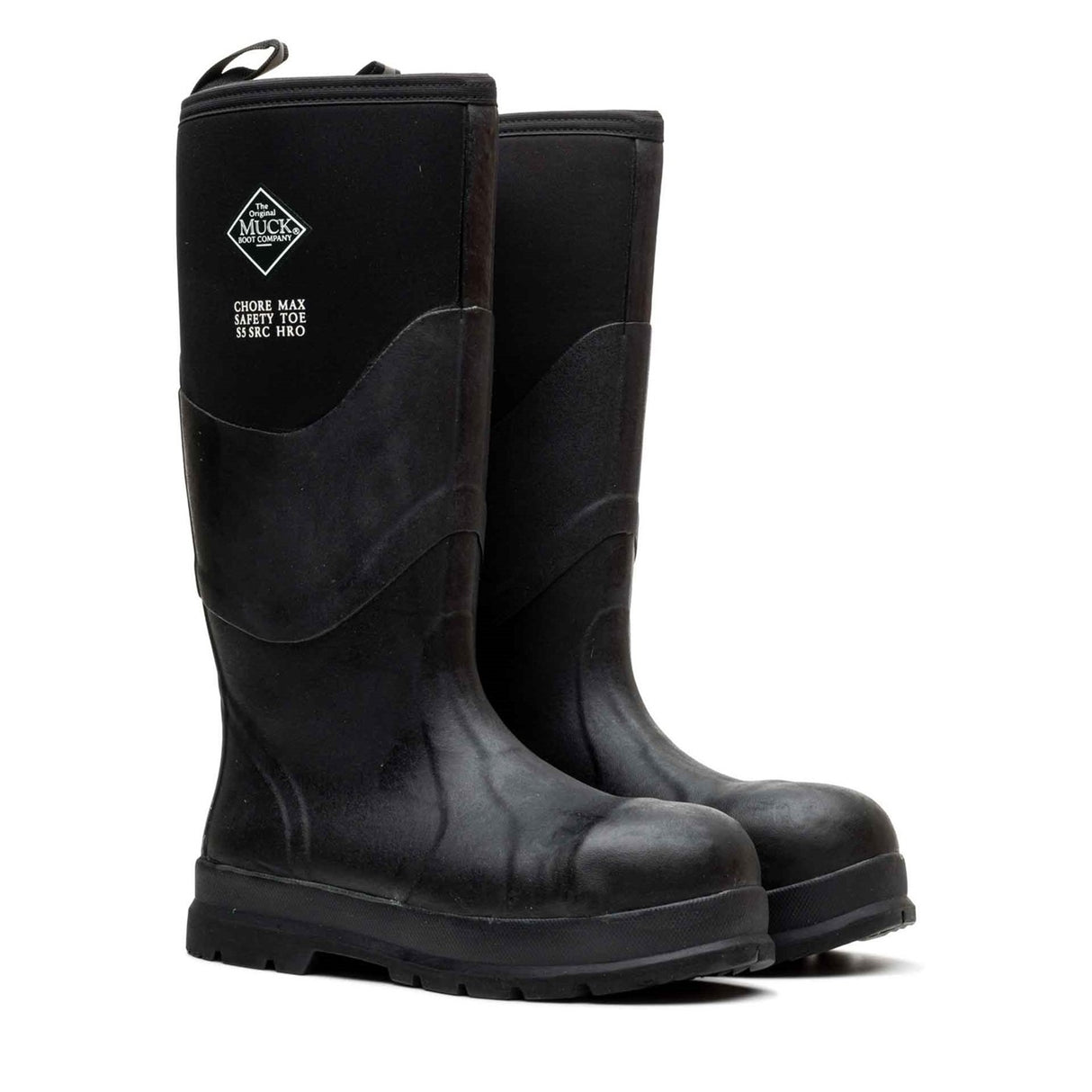 Unisex Chore Max Steel Toe S5 Tall Boots Black