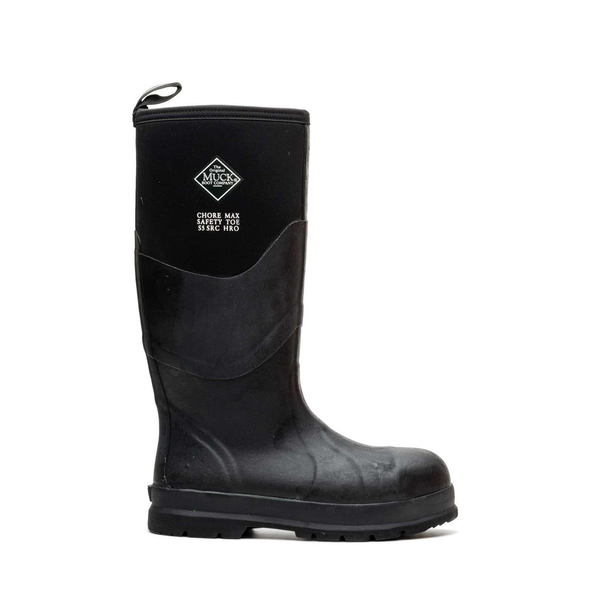 Unisex Chore Max Steel Toe S5 Tall Boots Black