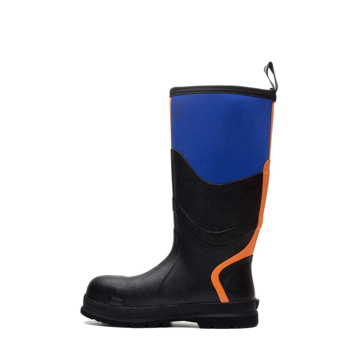 Unisex Chore Max Steel Toe S5 Tall Boots Blue Orange