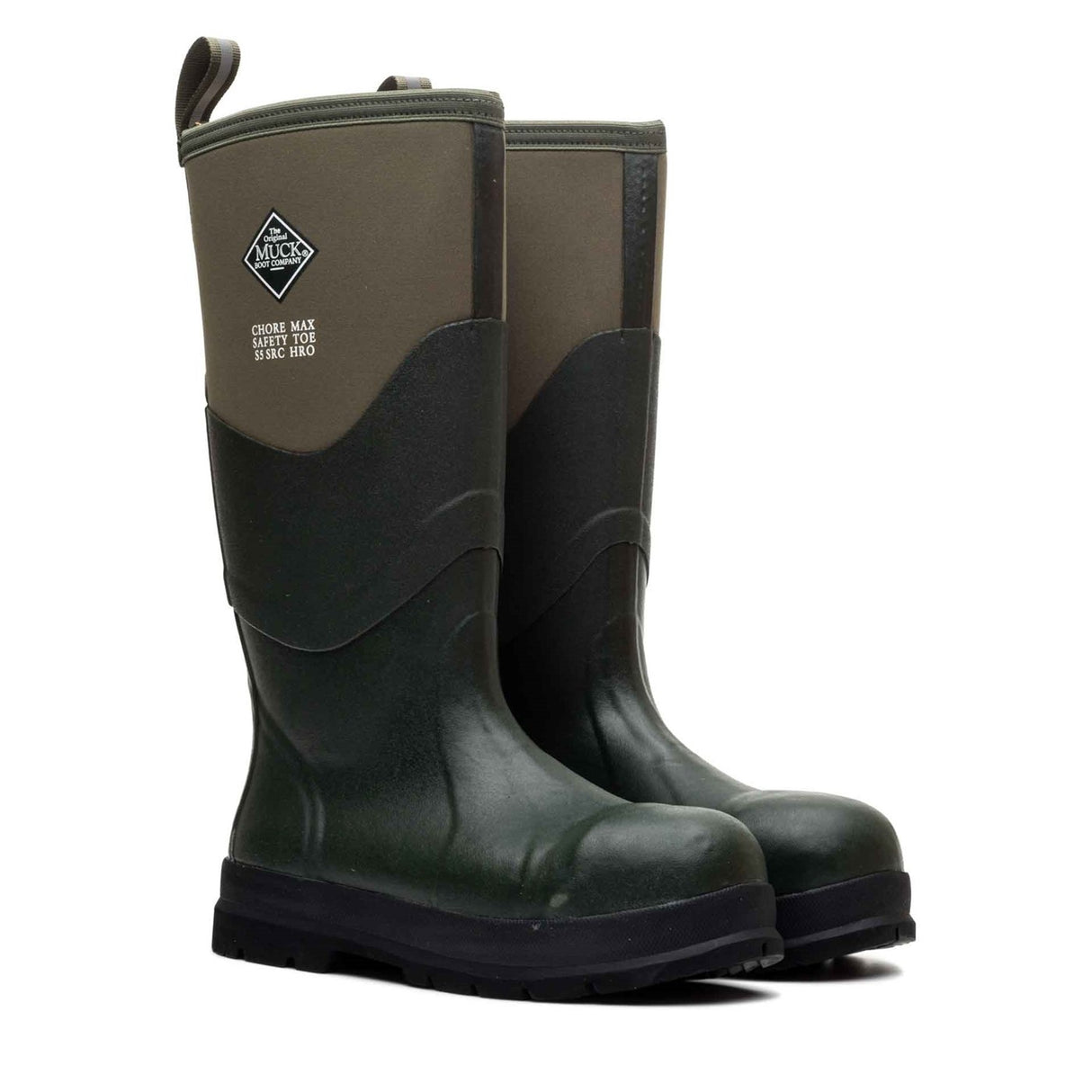 Unisex Chore Max Steel Toe S5 Tall Boots Moss