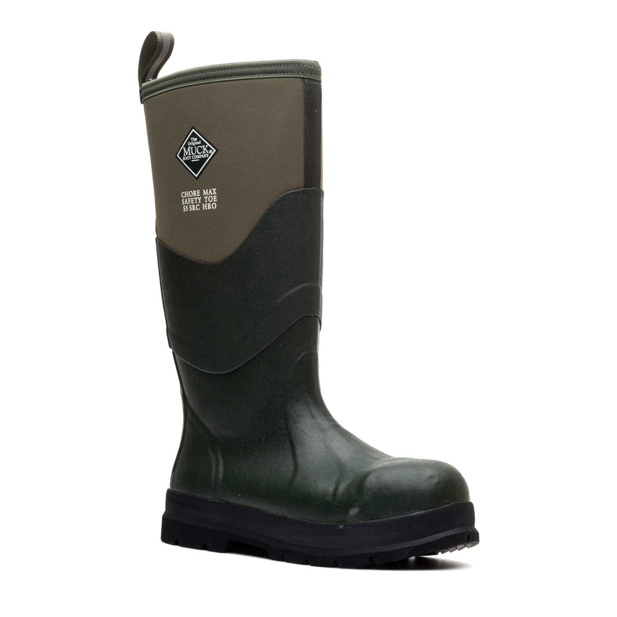 Unisex Chore Max Steel Toe S5 Tall Boots Moss
