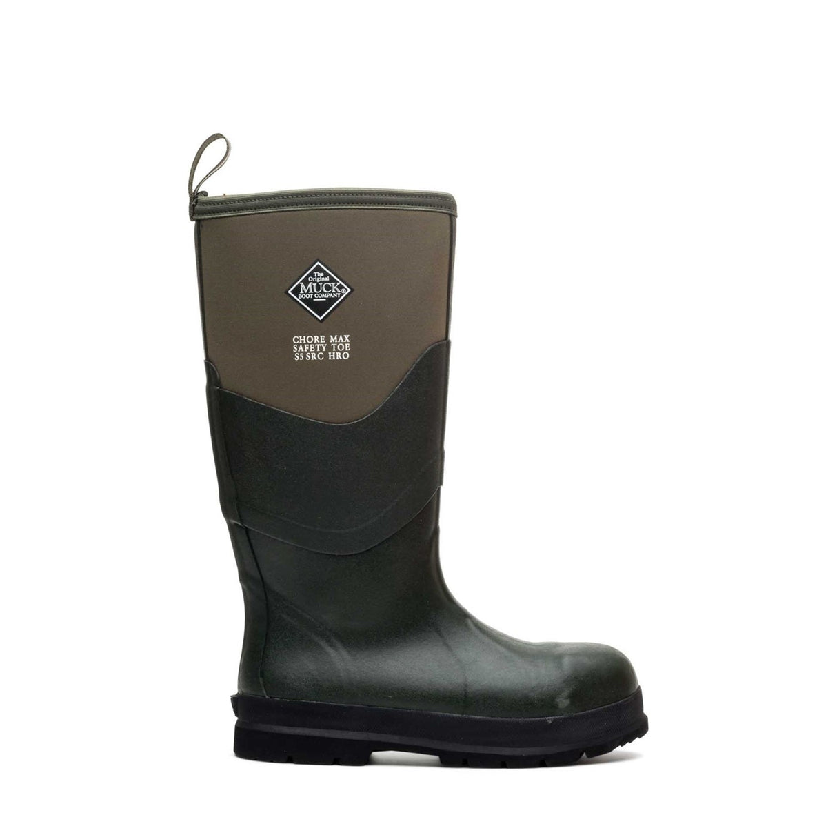 Unisex Chore Max Steel Toe S5 Tall Boots Moss