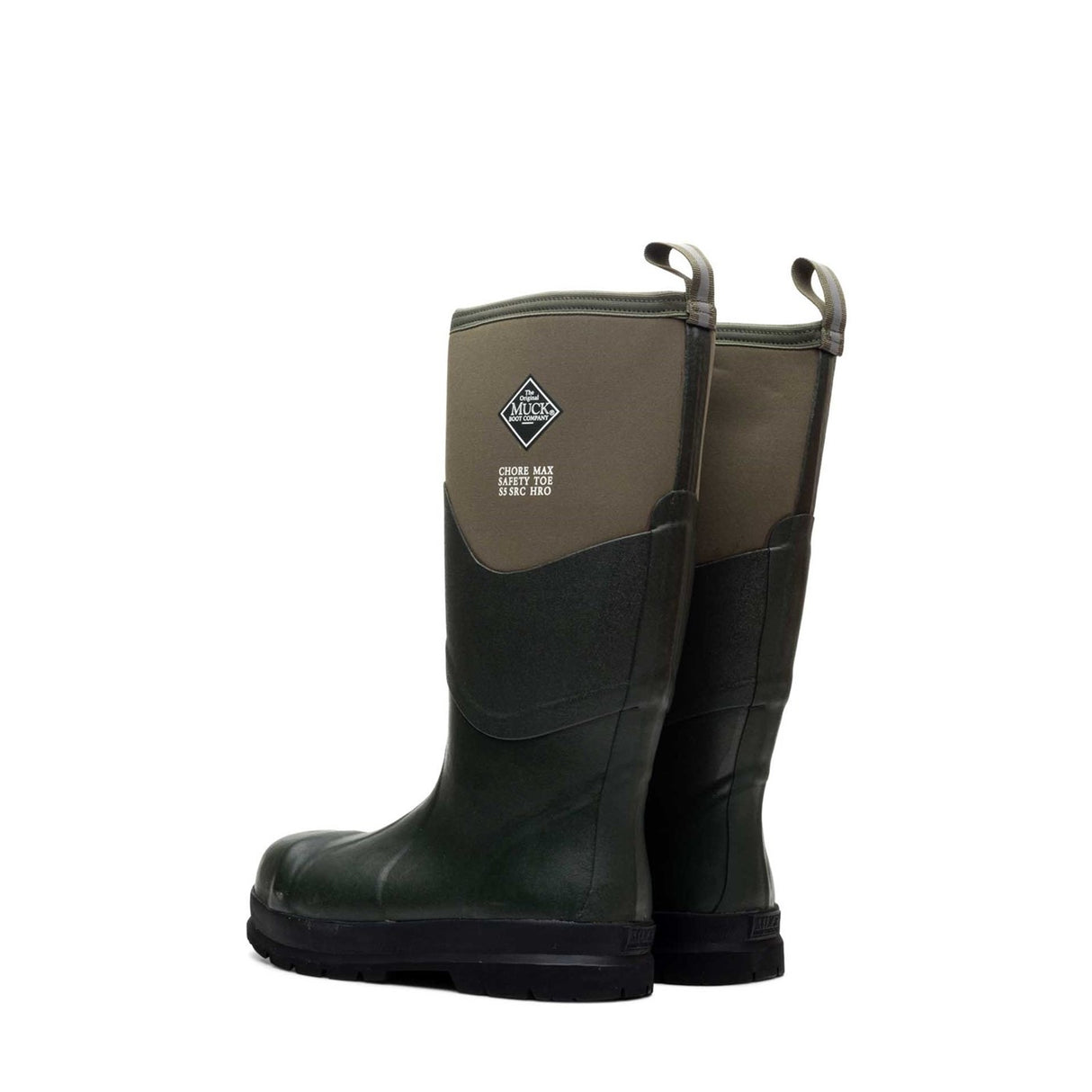 Unisex Chore Max Steel Toe S5 Tall Boots Moss