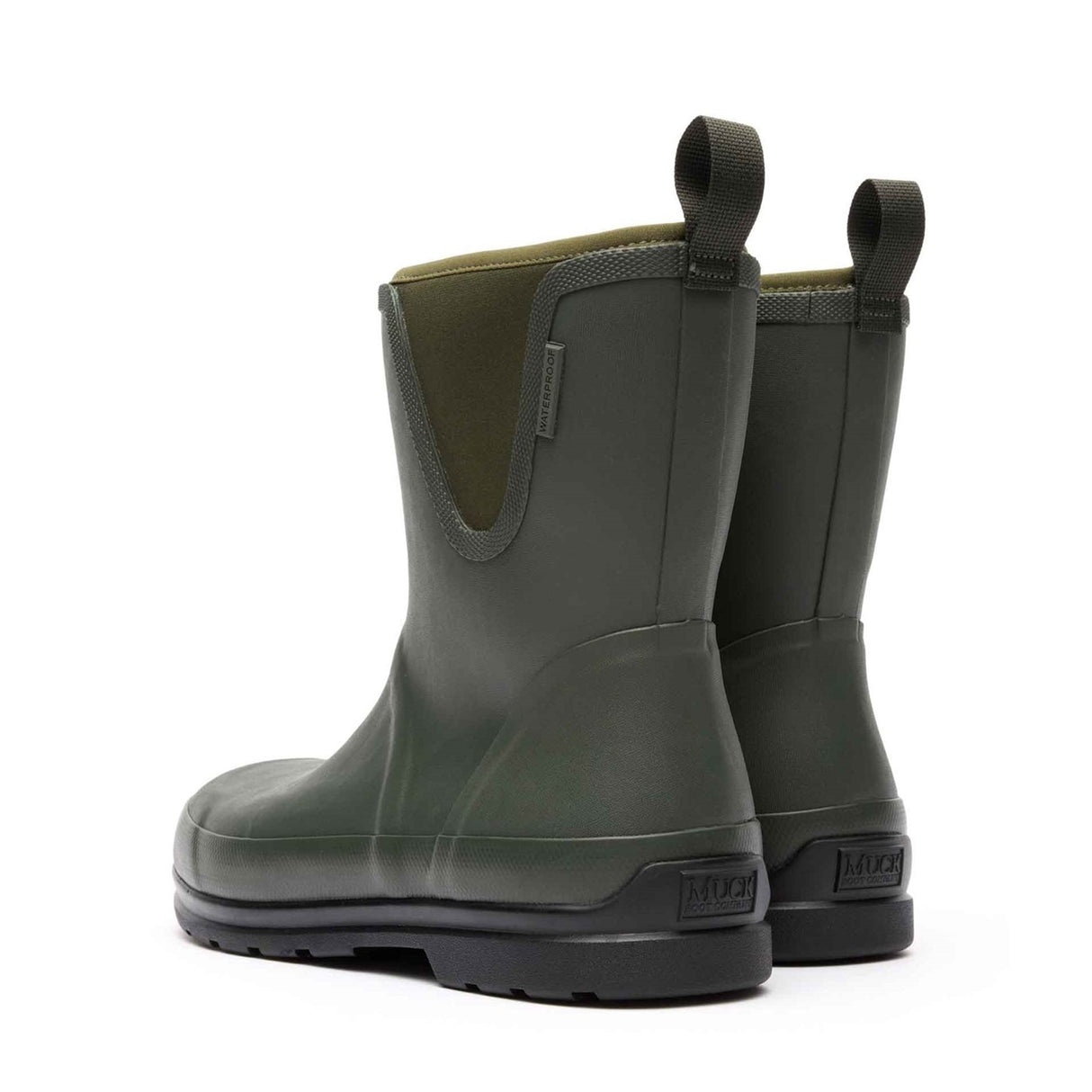 Unisex Muck Originals Pull-On Short Boots Green