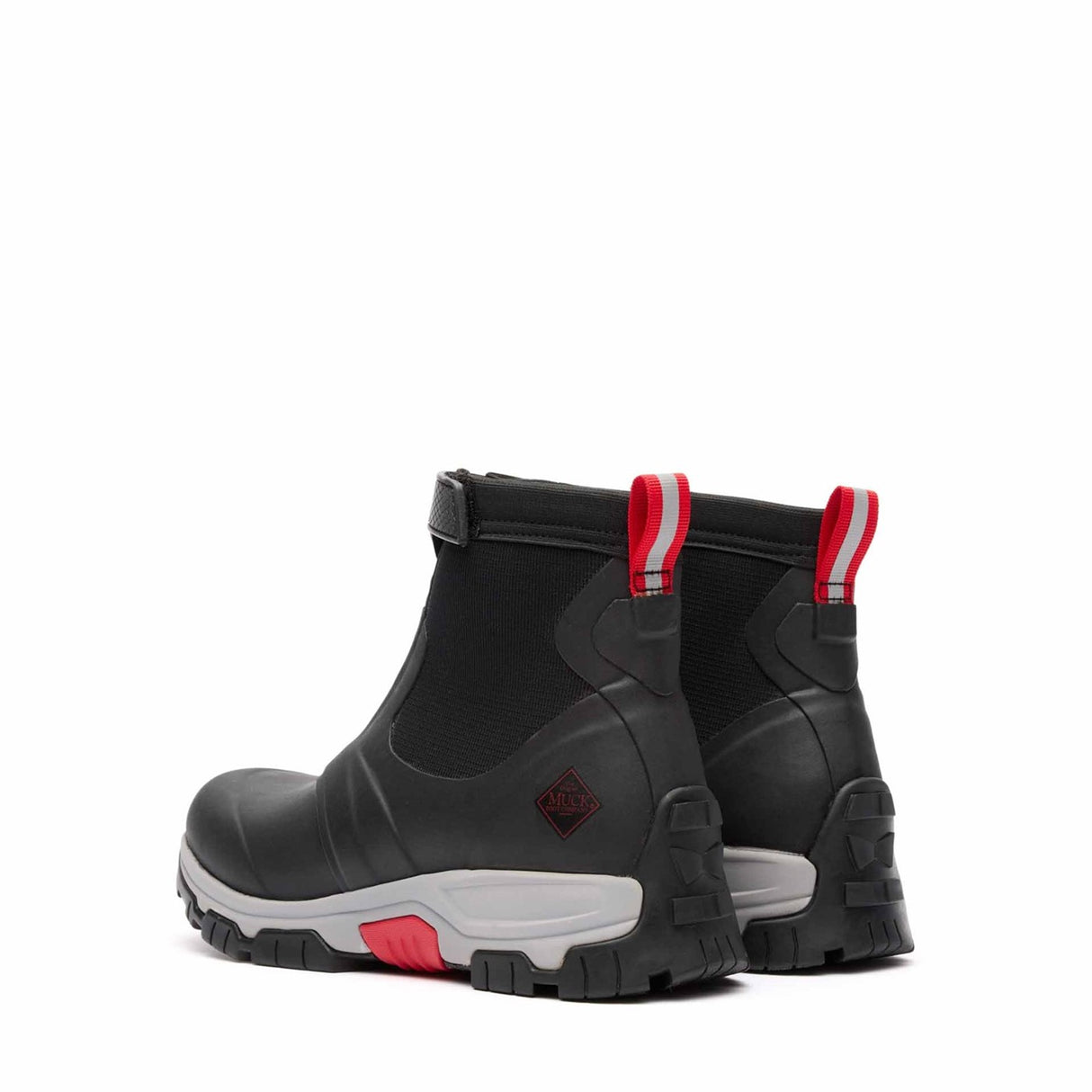 Men's Apex Zip Ankle Boots Black Grey