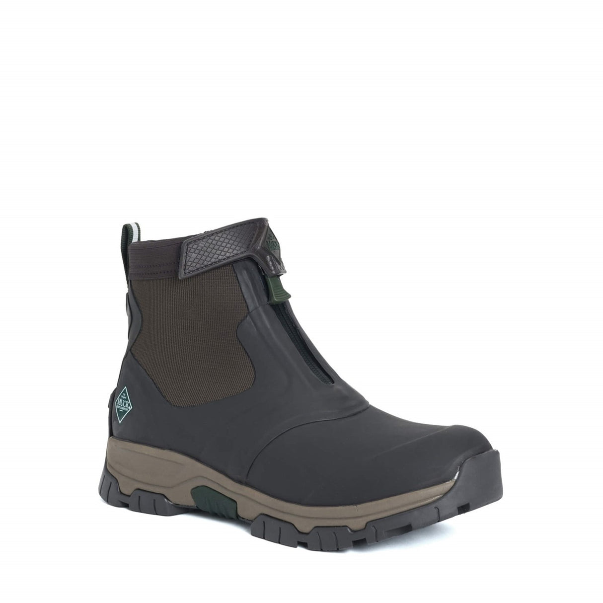 Men's Apex Zip Short Boots Dark Brown
