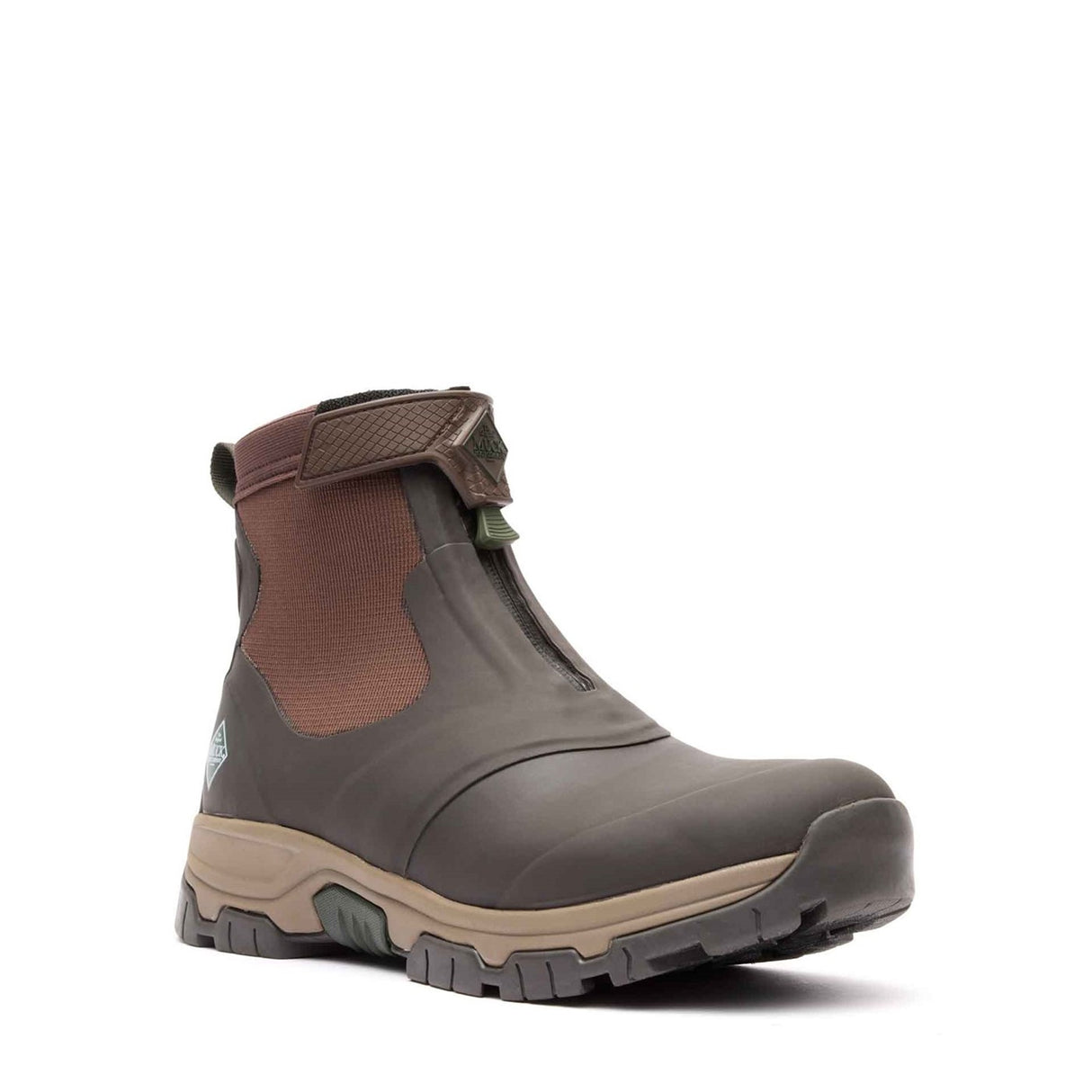 Men's Apex Zip Ankle Boots Dark Brown