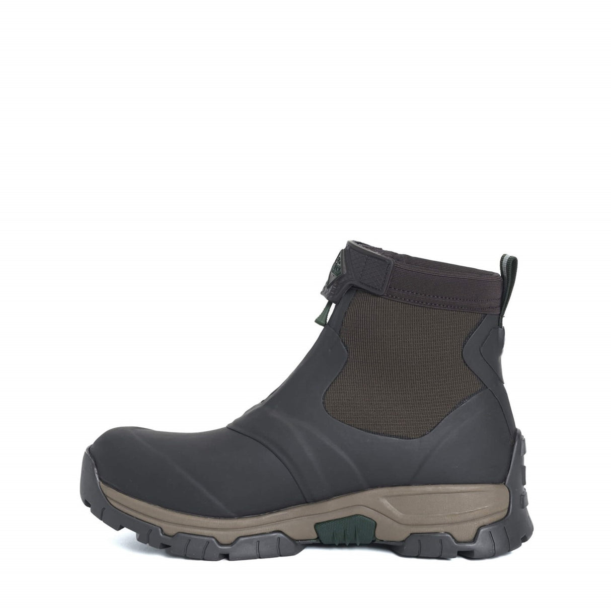 Men's Apex Zip Short Boots Dark Brown
