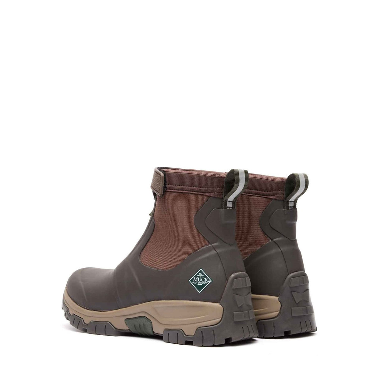 Men's Apex Zip Ankle Boots Dark Brown