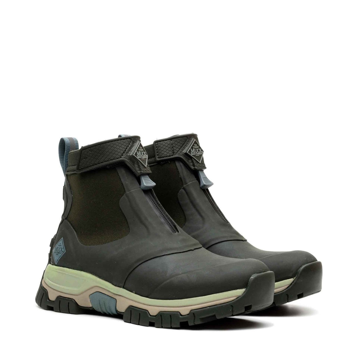 Women's Apex Zip Ankle Boots Dark Moss