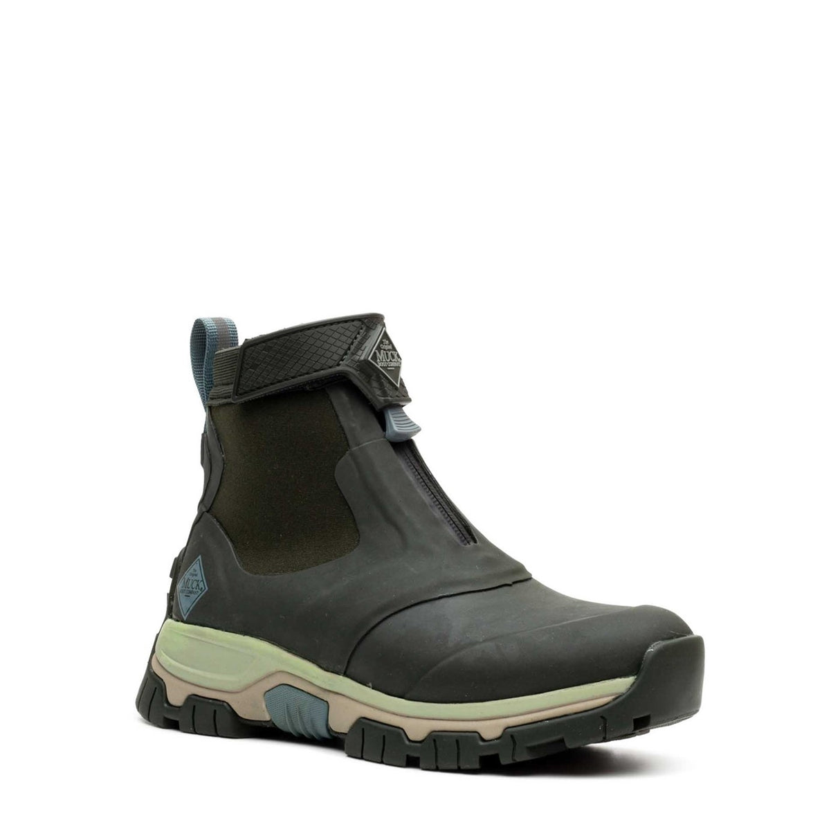 Women's Apex Zip Ankle Boots Dark Moss