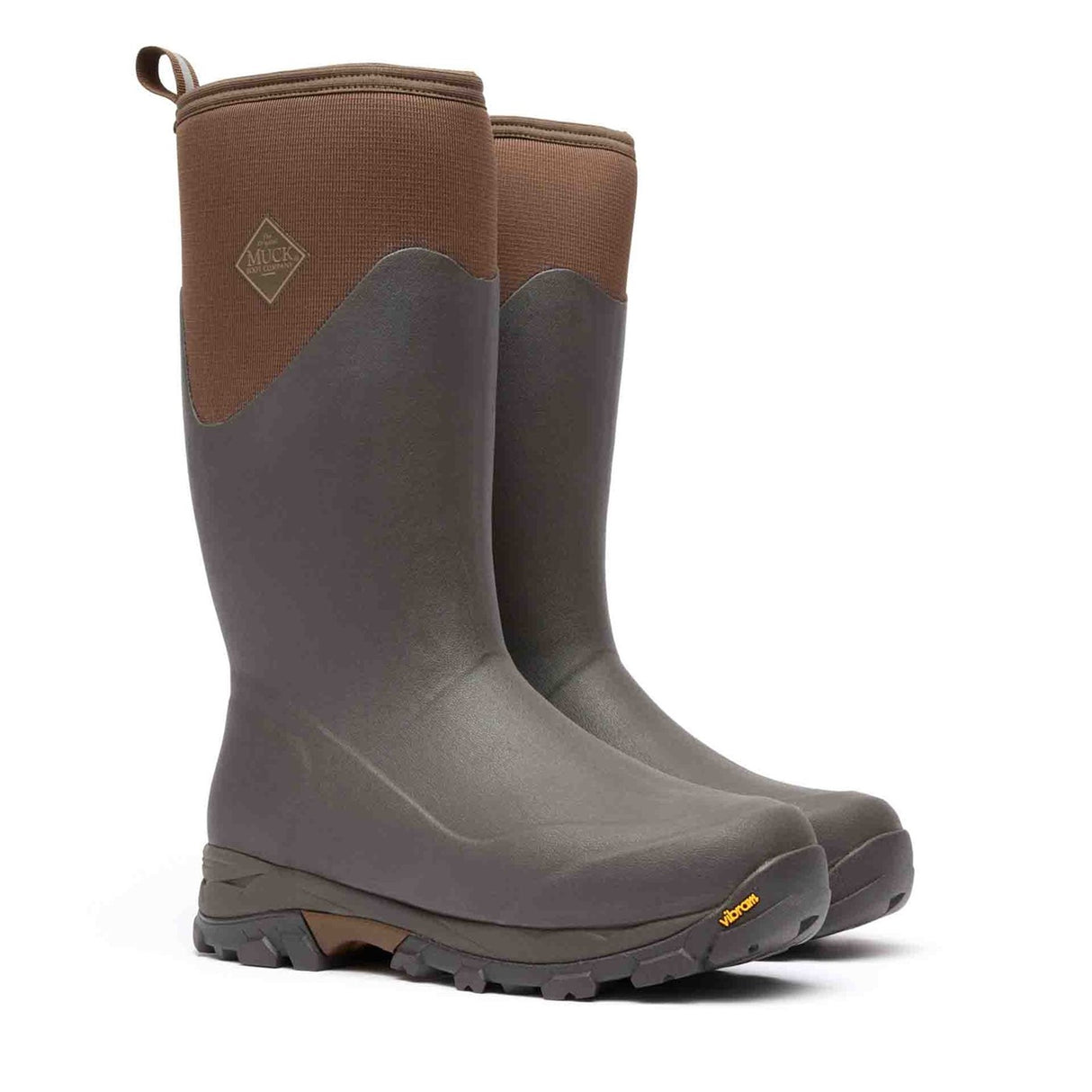 Men's Arctic Ice Vibram AG All Terrain Tall Boots Brown