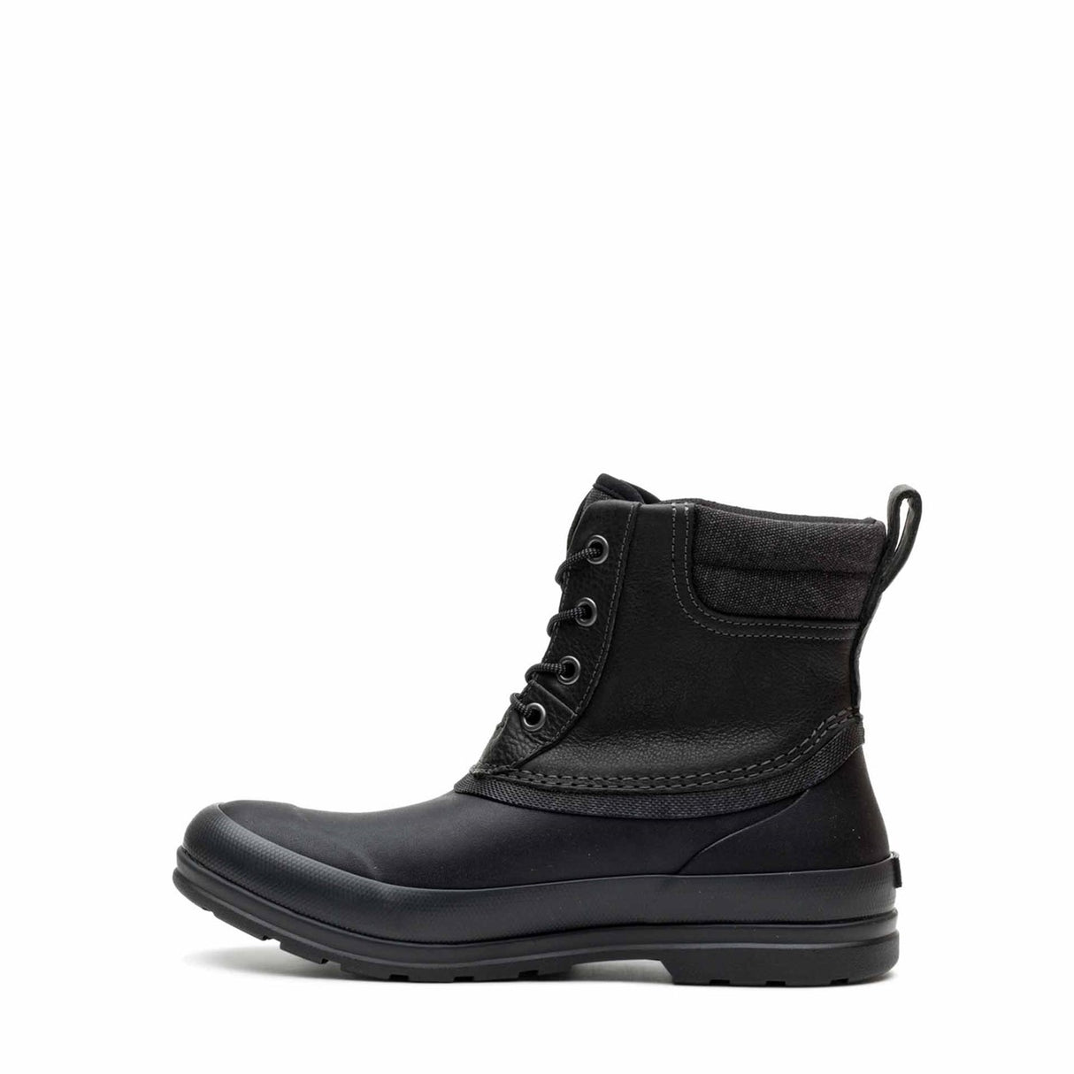 Men's Muck Originals Duck Lace-Up Leather Short Boots Black