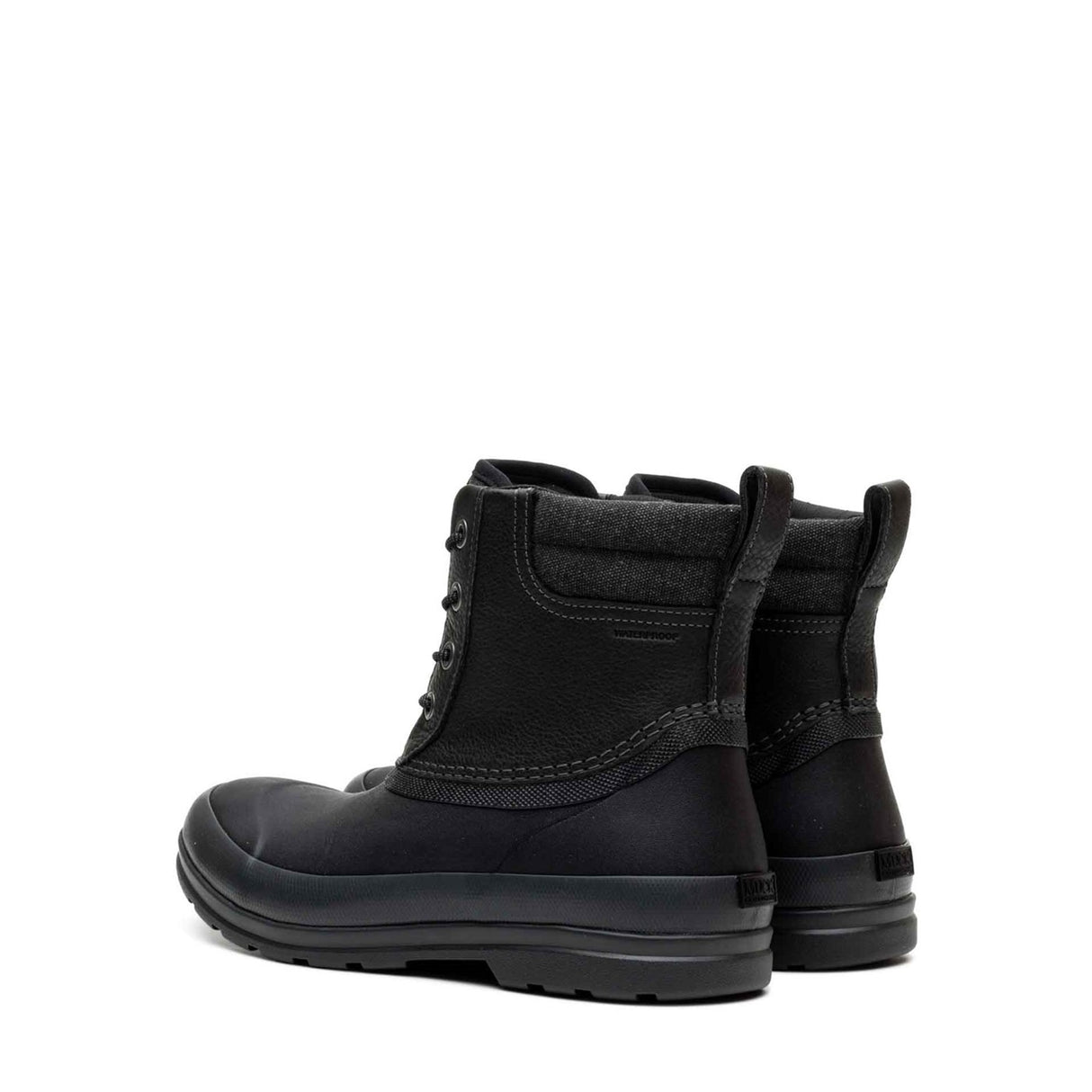 Men's Muck Originals Duck Lace-Up Leather Short Boots Black