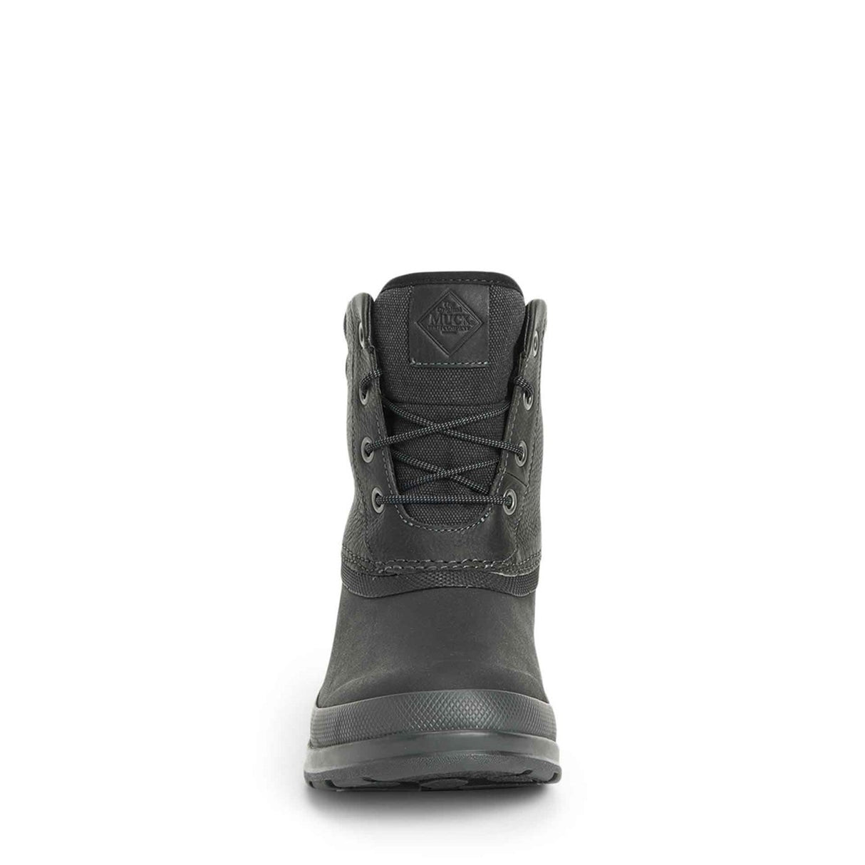 Men's Muck Originals Duck Lace-Up Leather Short Boots Black