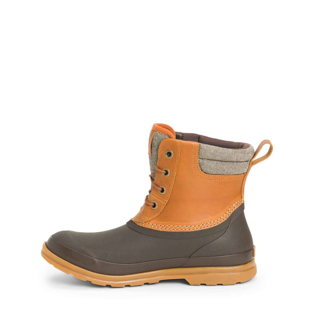 Men's Muck Originals Duck Lace-Up Leather Short Boots Tan
