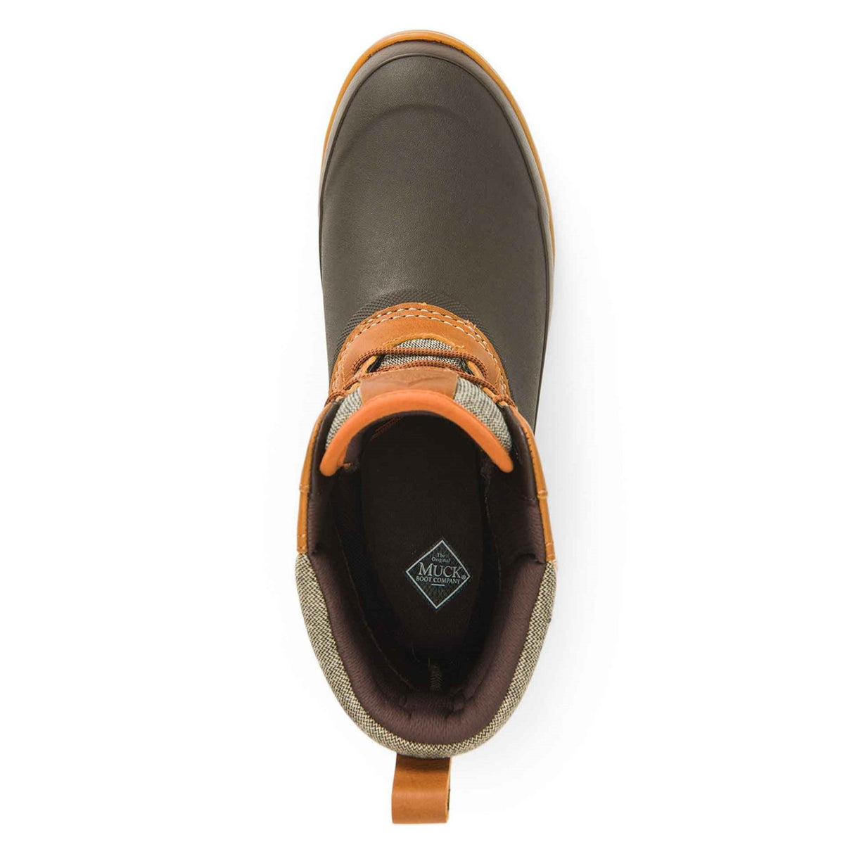 Men's Muck Originals Duck Lace-Up Leather Short Boots Tan