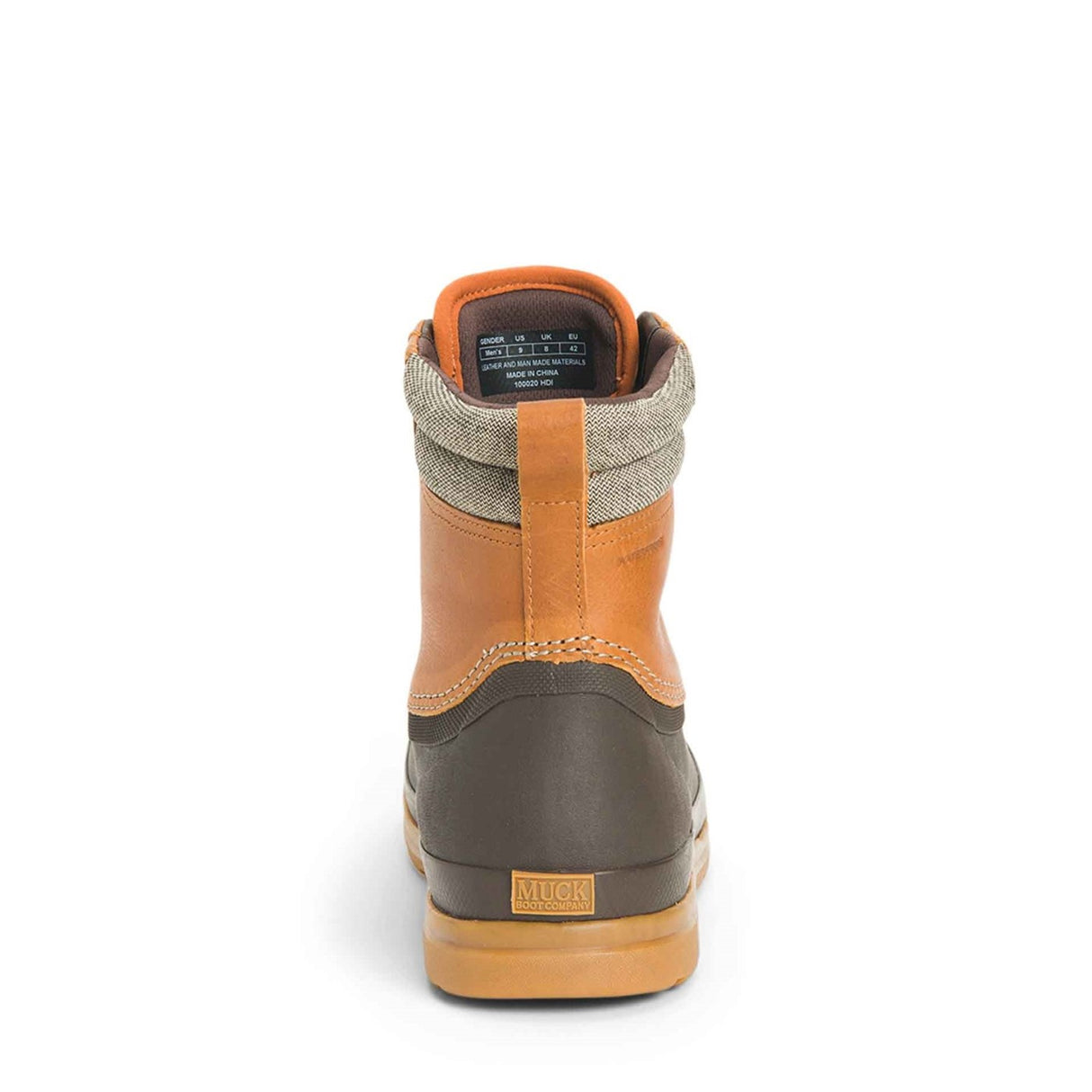 Men's Muck Originals Duck Lace-Up Leather Short Boots Tan