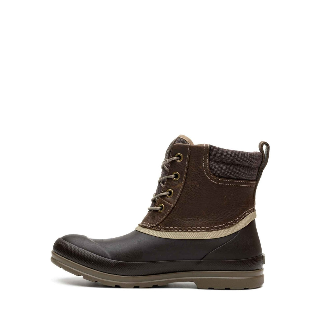 Men's Muck Originals Duck Lace-Up Leather Short Boots Taupe