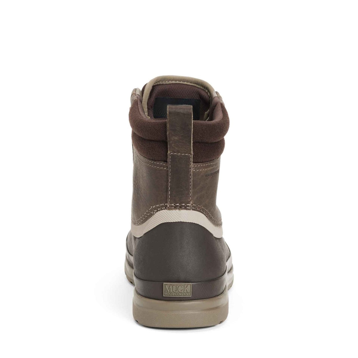 Men's Muck Originals Duck Lace-Up Leather Short Boots Taupe