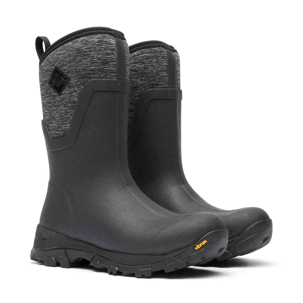 Women's Arctic Ice Vibram AG All Terrain Short Boots Heather Jersey Print