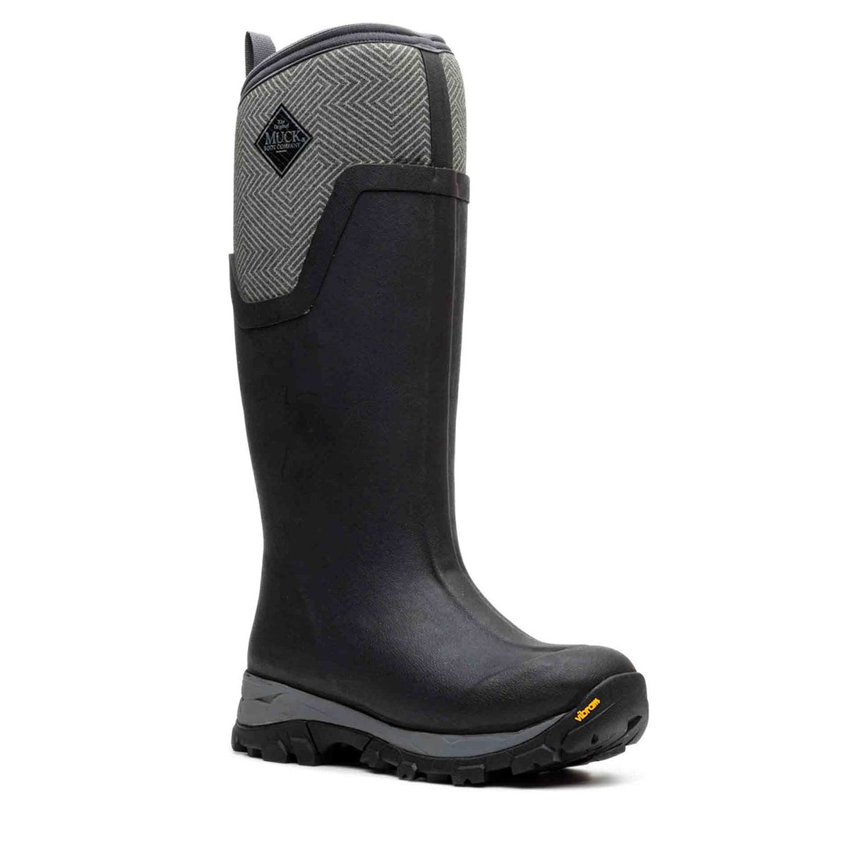 Women's Arctic Ice Vibram AG All Terrain Tall Boots Grey Geometric Print