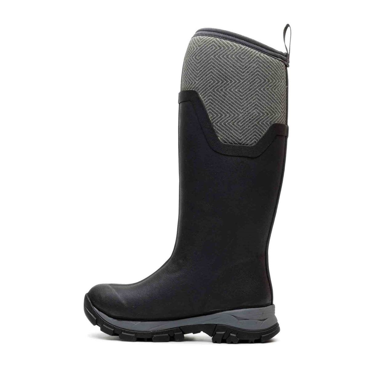 Women's Arctic Ice Vibram AG All Terrain Tall Boots Grey Geometric Print