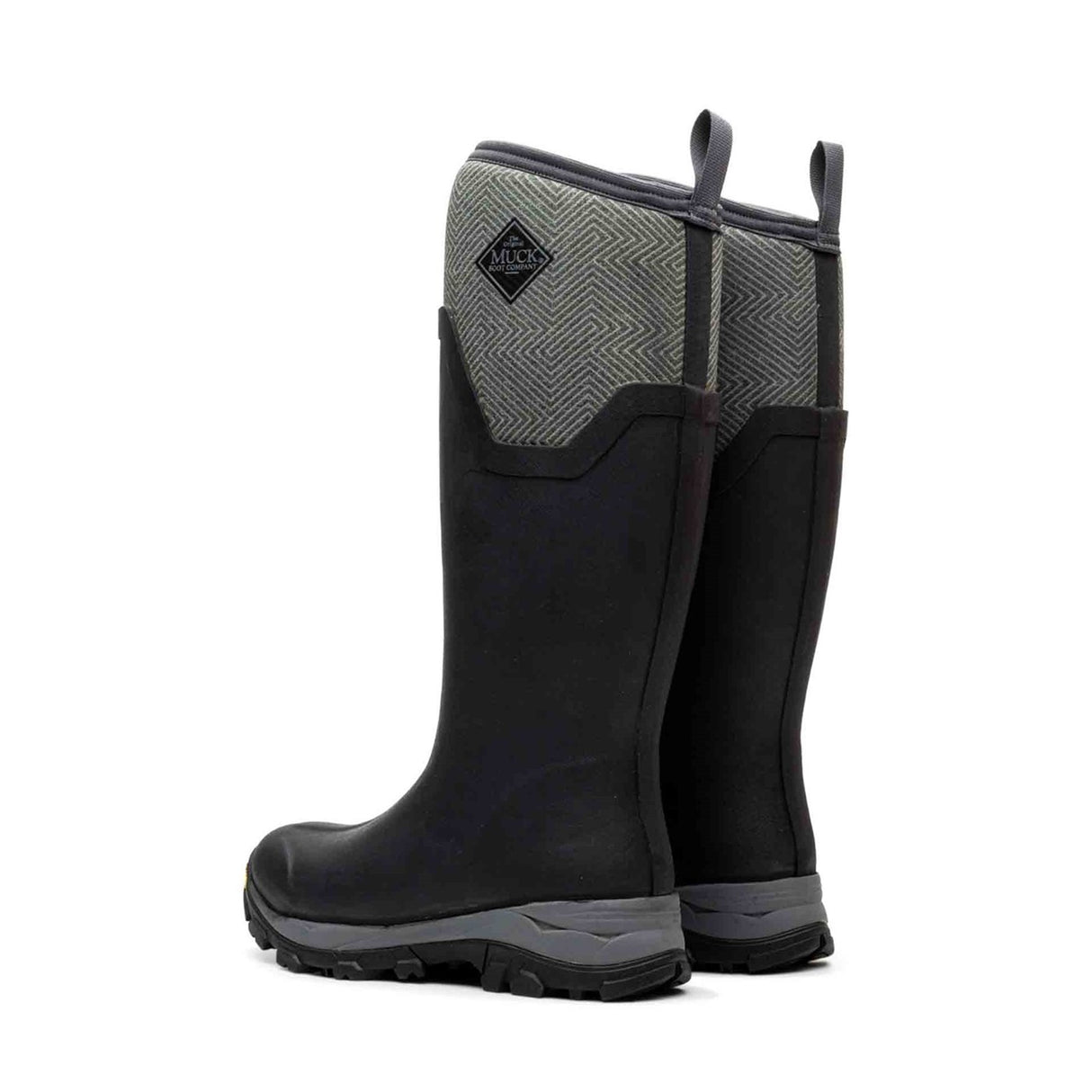 Women's Arctic Ice Vibram AG All Terrain Tall Boots Grey Geometric Print