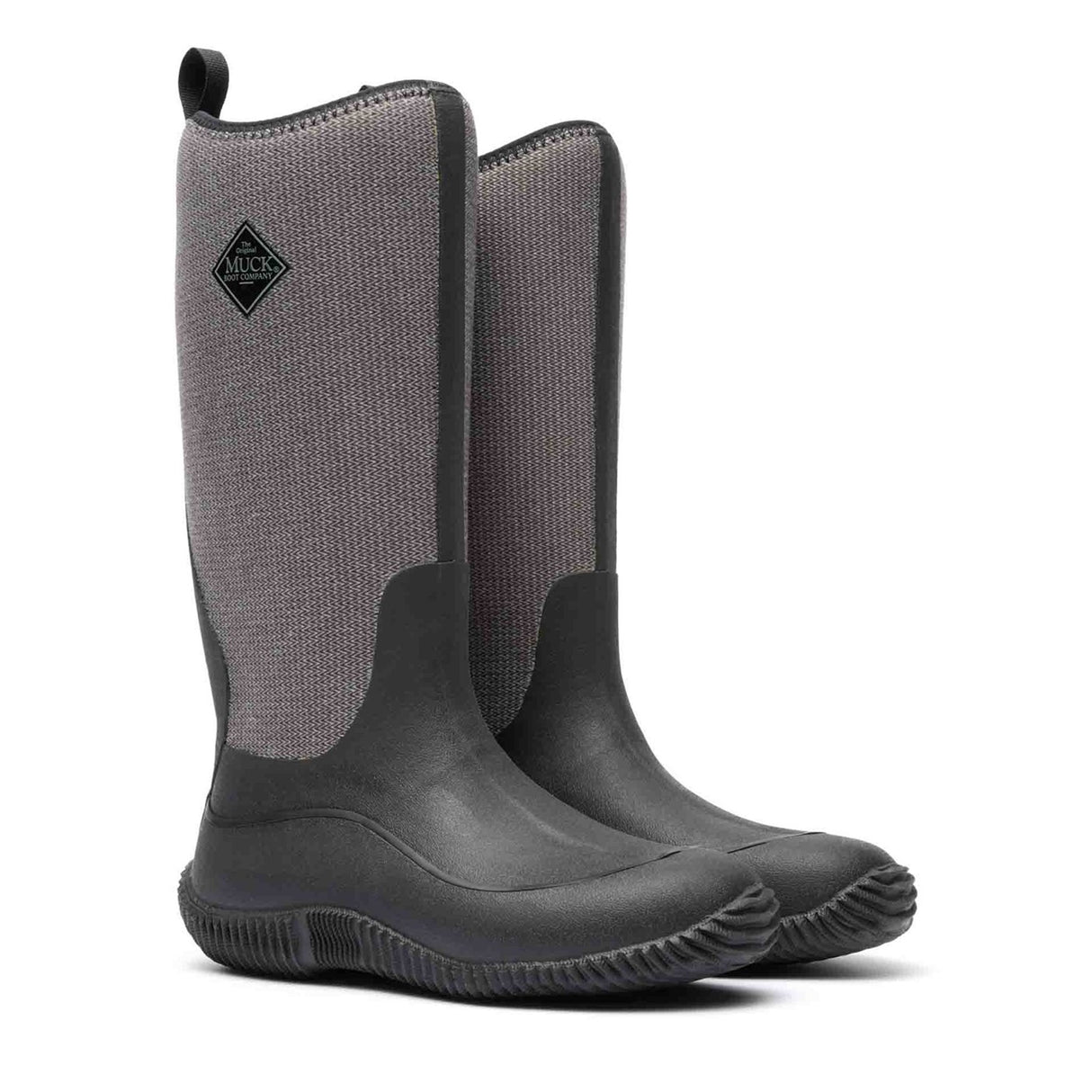 Women's Hale Tall Boots Black Herringbone Print